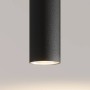 Moderne, schwarze LED-Pendelleuchte Arcchio Franka, 2-flammig, aus Aluminium für Wohnzimmer.