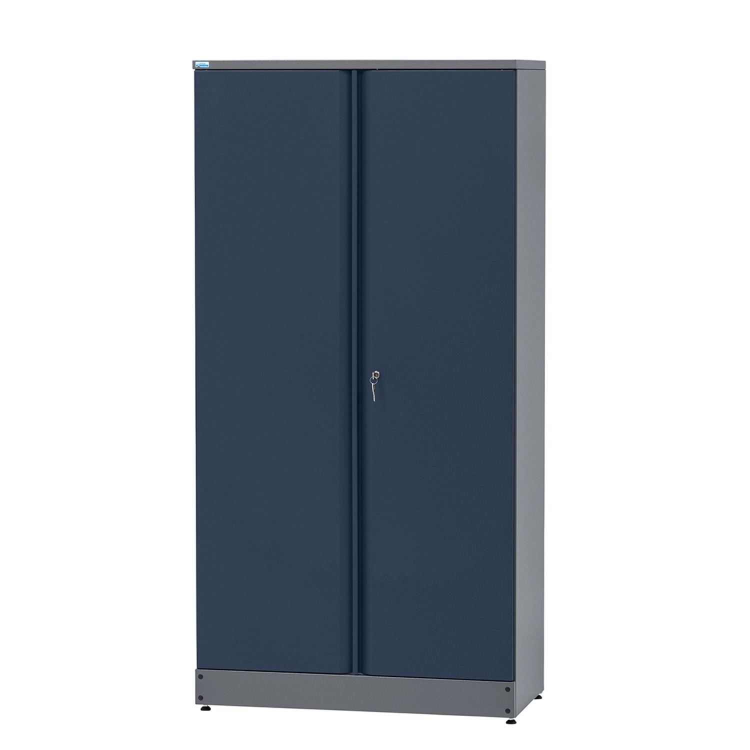 Küpper Materialschrank mit 2 Türen 10 Schubladen 180 cm Dunkelblau günstig online kaufen