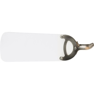 Detailaufnahme: Weiß-graphitfarbener Flügel für GLOBO Deckenventilator Ugo, 76 cm.