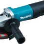 Makita Winkelschleifer 9558PBGY, 125mm Scheibe, 840W Leistung. Kompaktes Design in Türkis und Schwarz.