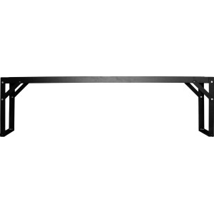 Schwarzer Aufsatz für Alutisch HKP, 121x28 cm, Gewächshaus Zubehör.