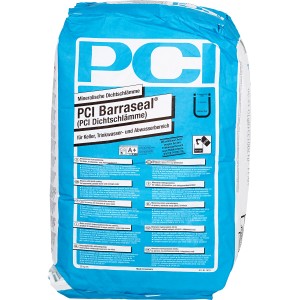 PCI Barraseal Dichtungsschlämme, 25 kg Sack, zur Abdichtung im Innen- und Außenbereich.