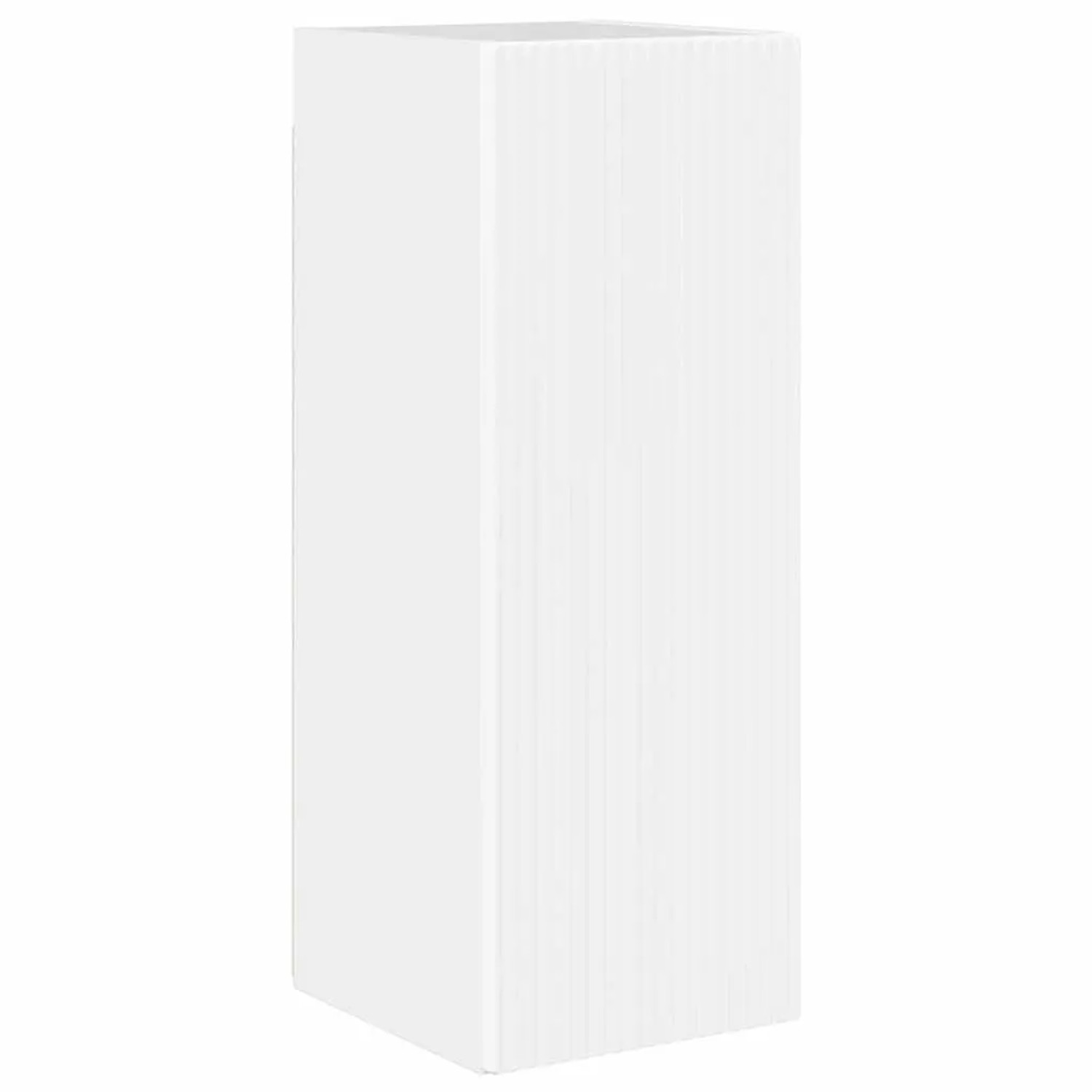 vidaXL TV-Wandschrank Glänzend Weiß 30 x 31 x 80 cm Holzwerkstoff 892297