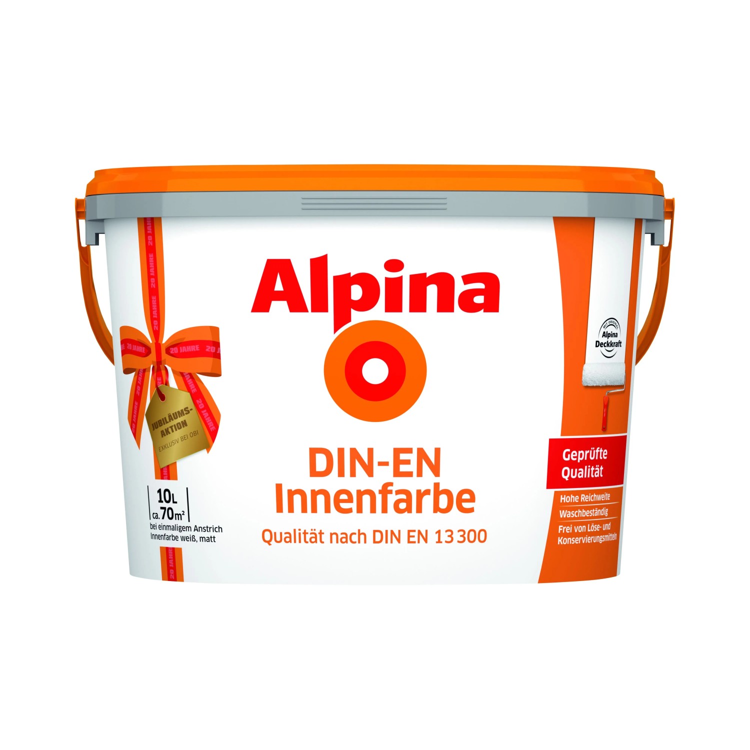 Alpina DIN EN Innenfarbe Jubiläum Weiß Matt