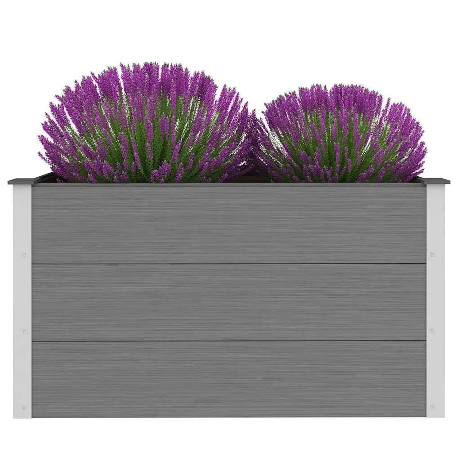vidaXL Garten-Hochbeet WPC 100 x 50 x 54 cm Grau 43603_3