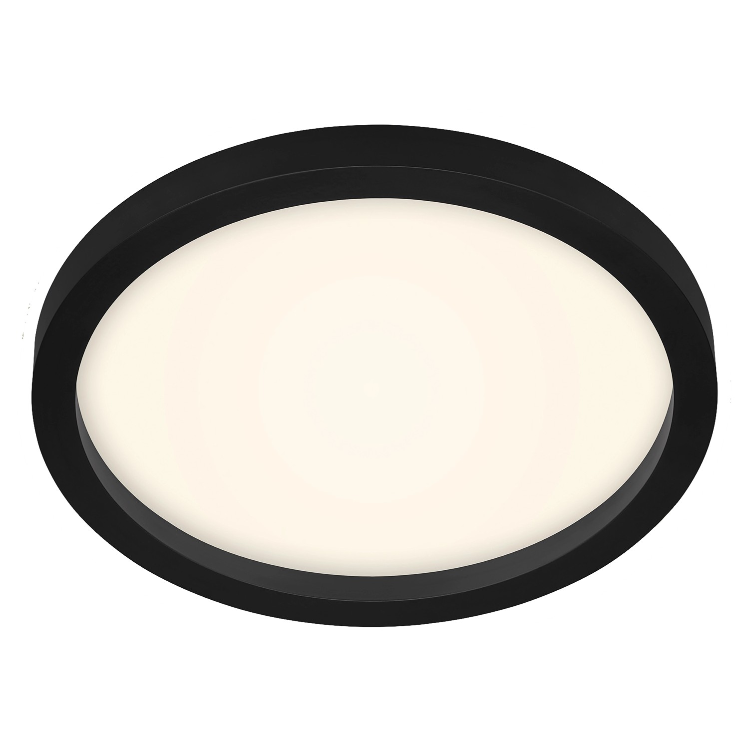 Briloner Deckenleuchte Cadre Backlighteffekt Ø 29,7 cm Schwarz günstig online kaufen
