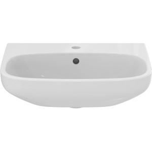 Ideal Standard i.life A Waschtisch, 55x44 cm, weiß, mit Hahnloch und Überlauf.