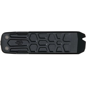Gerber Lockdown Slim Pry Multitool geschlossen, mit Stahlkonstruktion und Taschenclip.