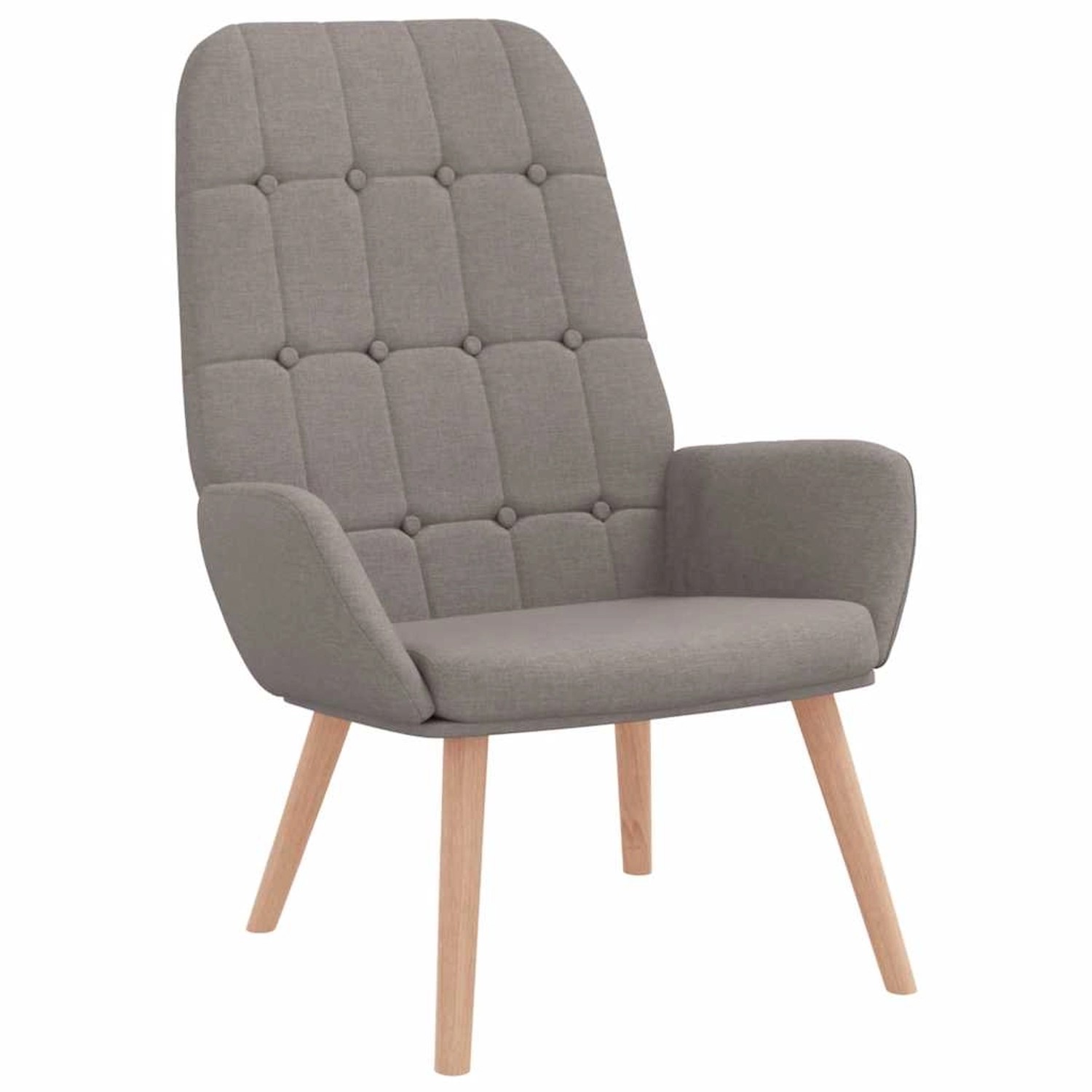 vidaXL Relaxsessel Taupe Stoff 4102650