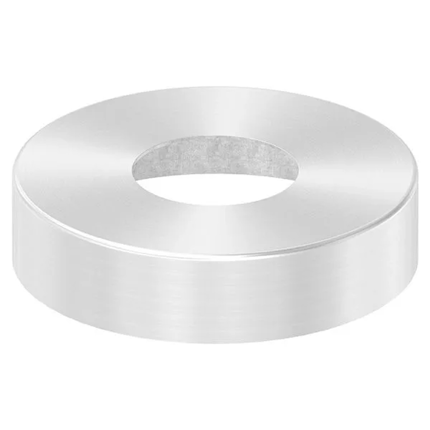 FeNau Abdeckrosette V2A Ø 105 X 25 mm Bohrung Ø 43 mm Geschliffen Korn 240