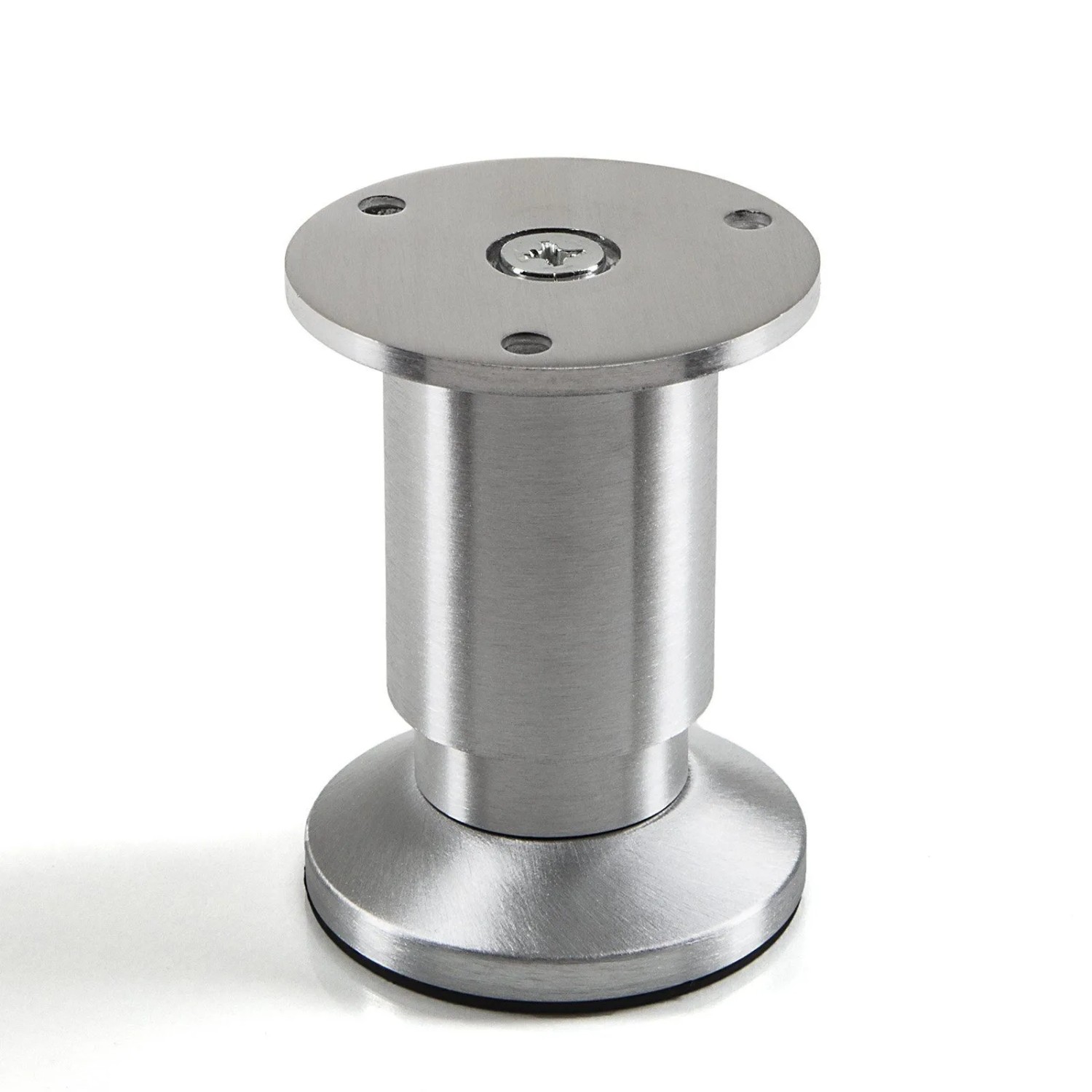 SOTECH Möbelfuß ALPHA Alu Gebürstet Höhe 80 mm