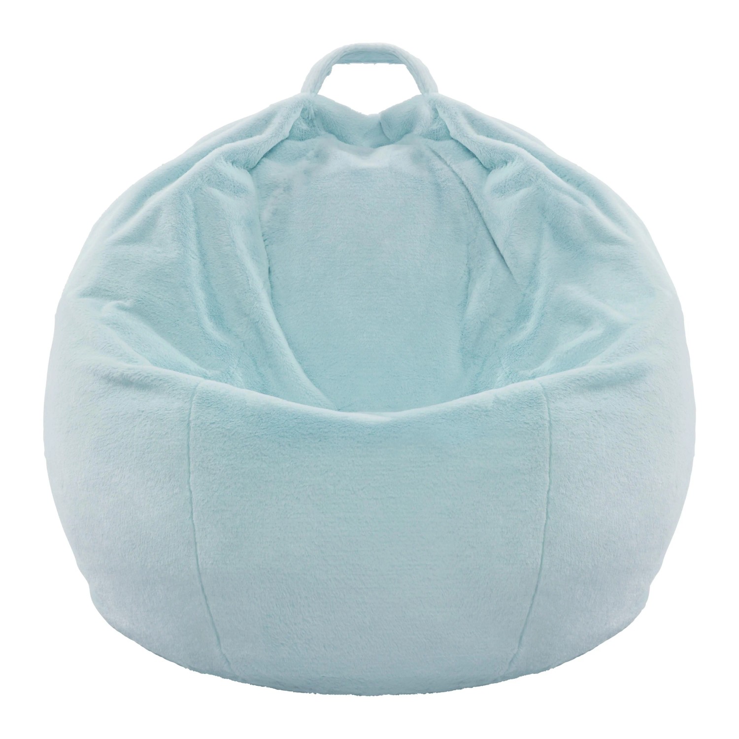 Bessagi Kids Sitzsack Mario Blau Samt