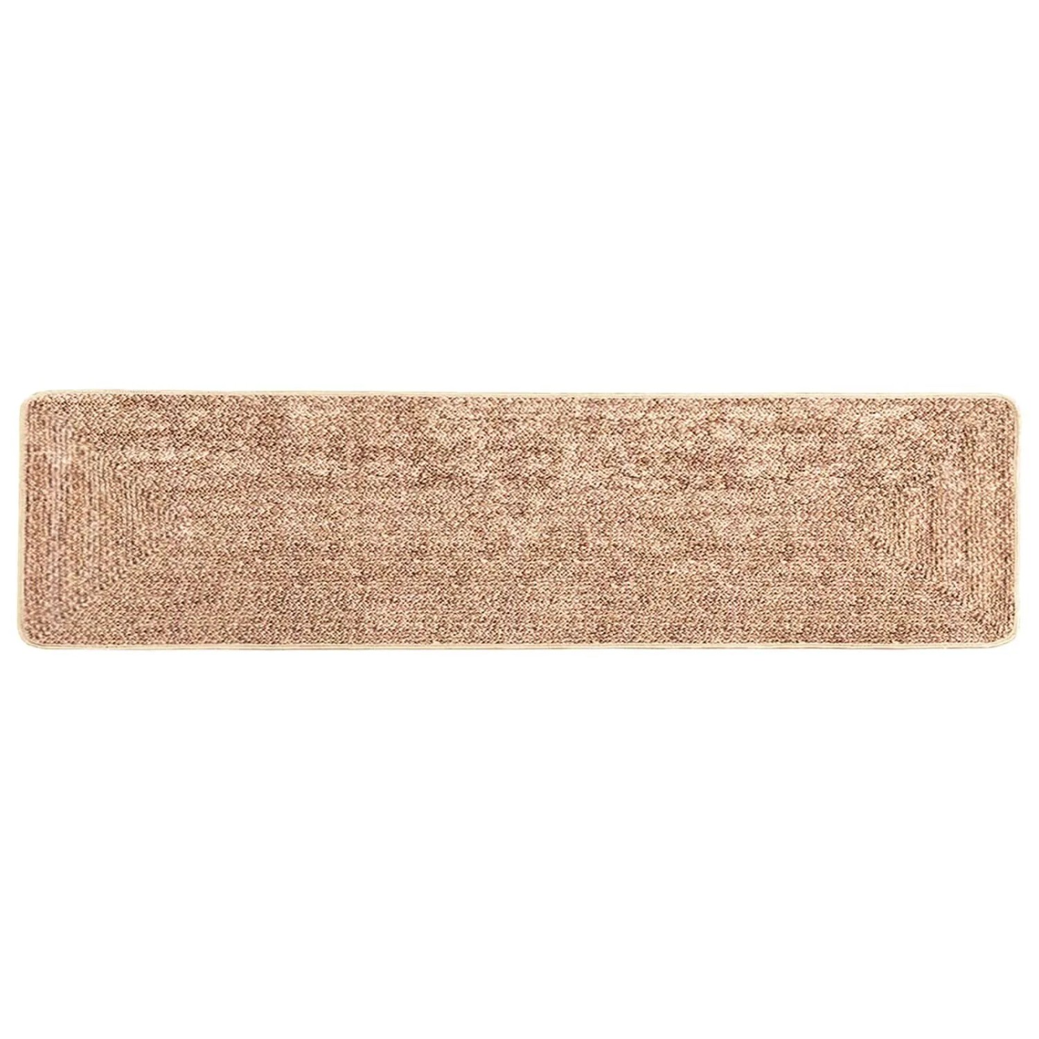 vidaXL Teppichläufer MARSA Gelb 100 x 450 cm Polyester und PVC 42023228