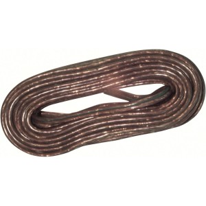 Aufgerolltes transparentes Lautsprecherkabel LSK3510 055 mit grüner Kennungslinie, 2x2,5 mm².