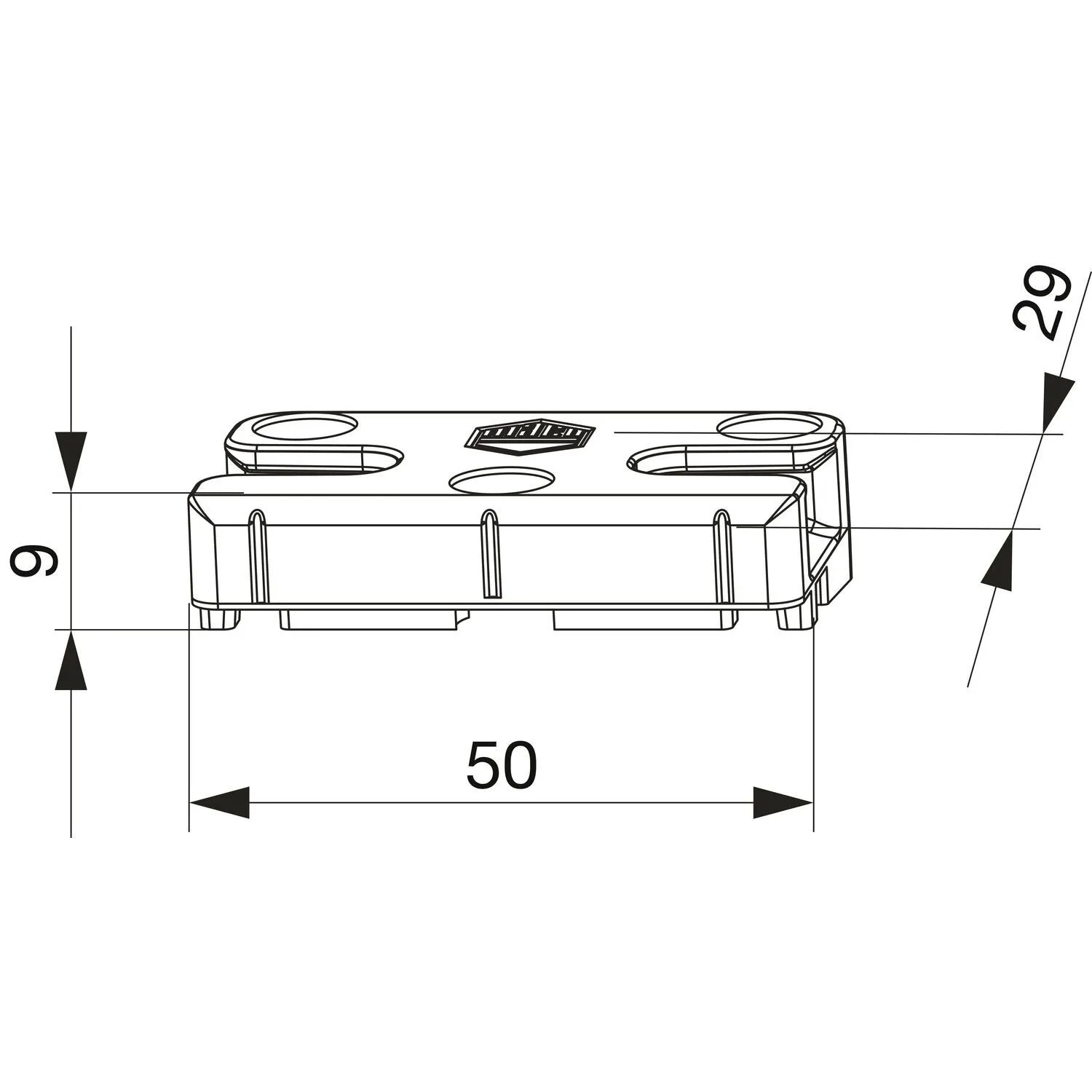 Maco Schließteil iS Pvc 12/20-13 Rehau/Osmopane/Viva Plast Silber