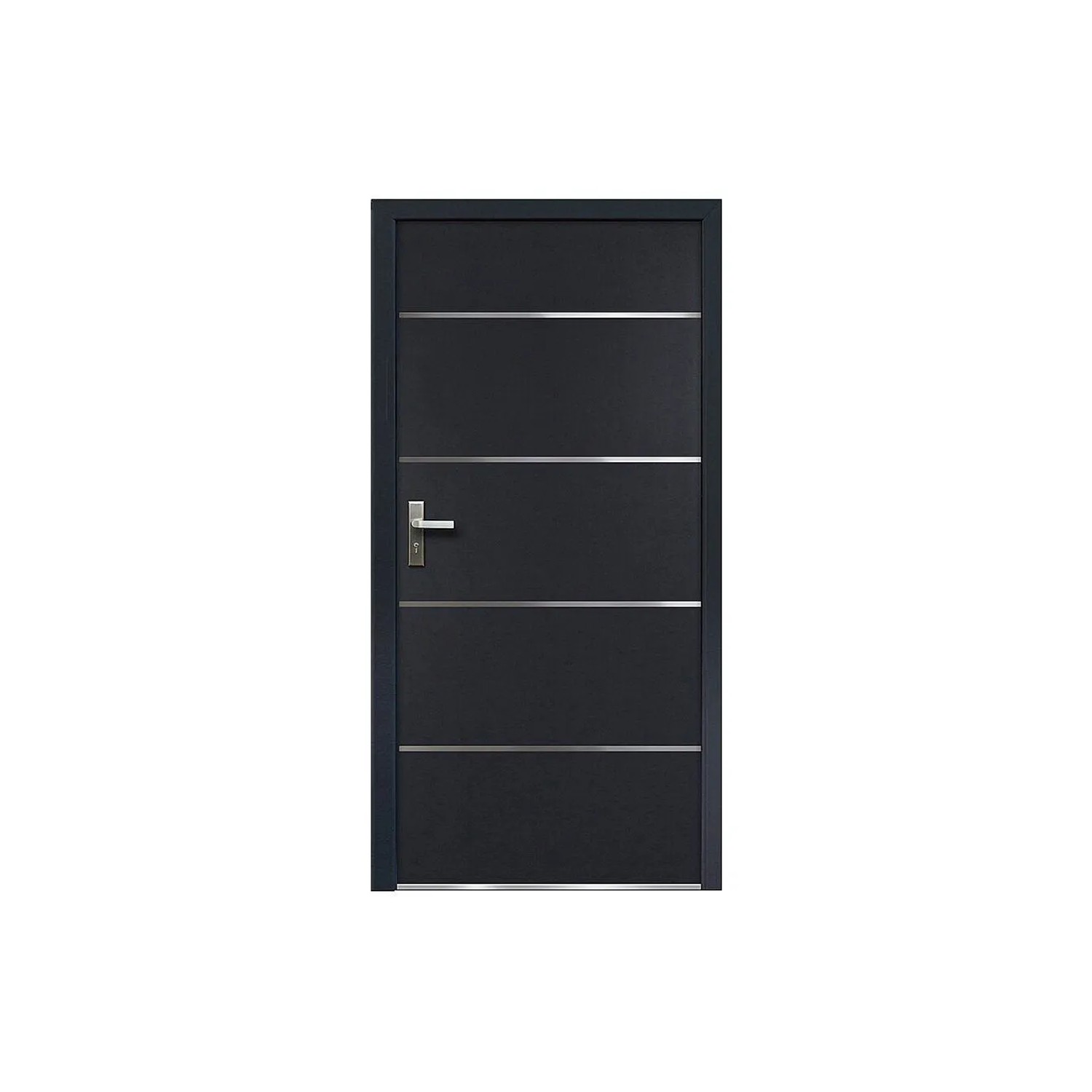 Vente-unique Haustür Naxara Anthrazitgrau 97.5 cm