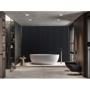 FN Neuhofer Akustikpaneel Acustico Alu 565 mm x 17 mm x 2400 mm Schwarz