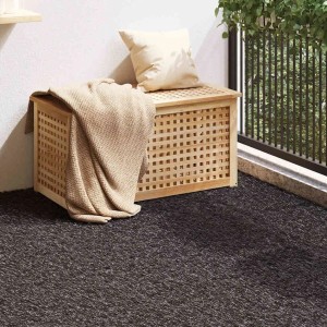 vidaXL Kunstgras Schwarz 15 x 1 m Polypropylen 42006444