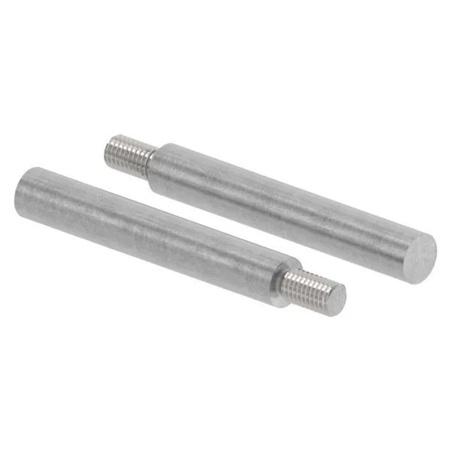 FeNau Stahlstift Mit Gewinde M8 Maße 75x12 mm Stahl Roh S235JR