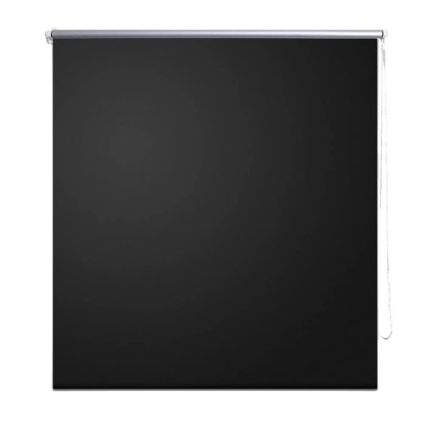 vidaXL Verdunkelungsrollo 160 x 230 cm Schwarz