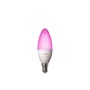 Philips Hue E14 Kerzenform LED-Leuchtmittel, smart, leuchtet pink. Einstellbares farbiges Licht für Ihr Zuhause.