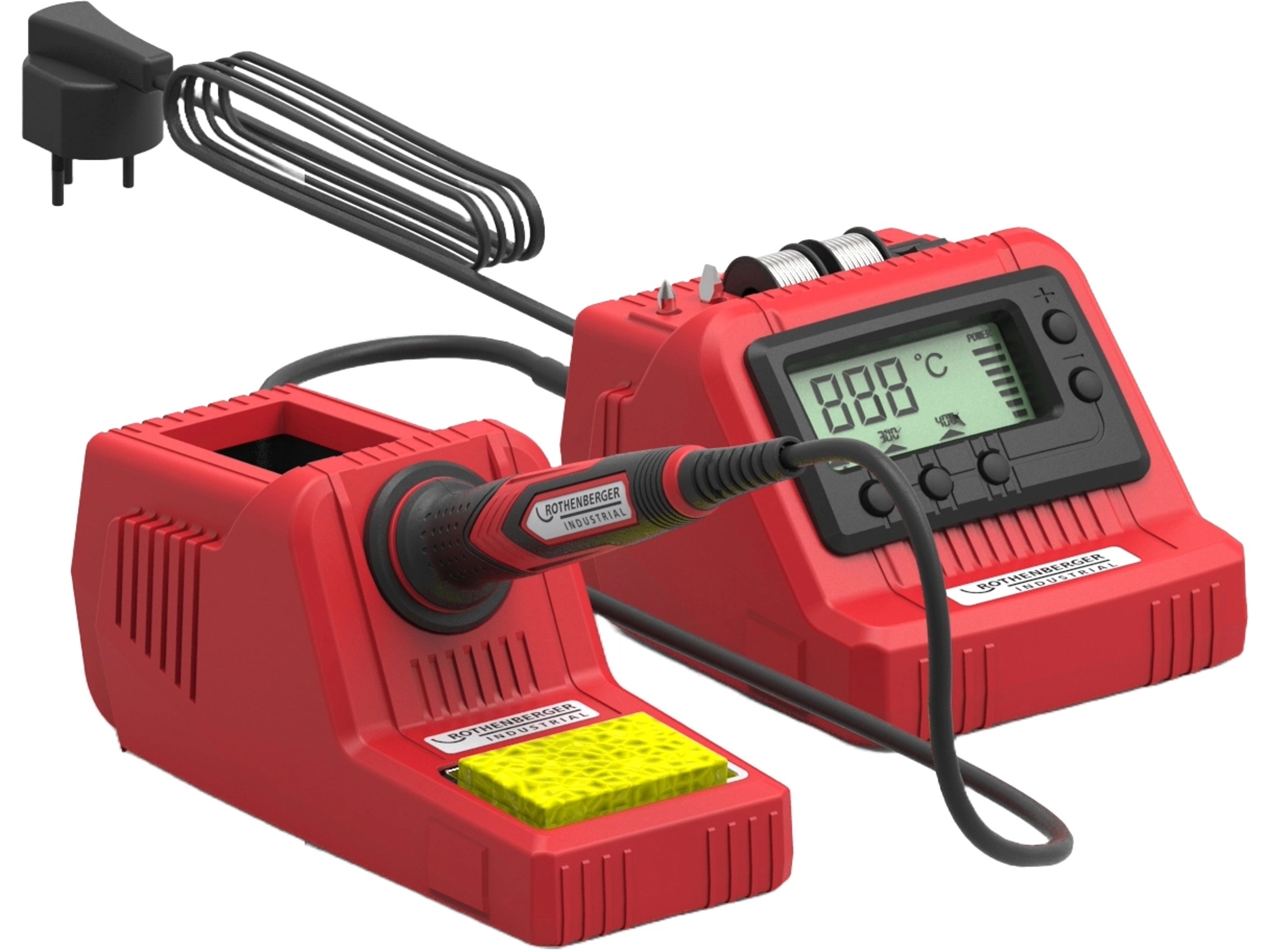 952D+ Hot Air Gun 2in1 Rework Lötkolben Station Entlöten SMD ESD Safe