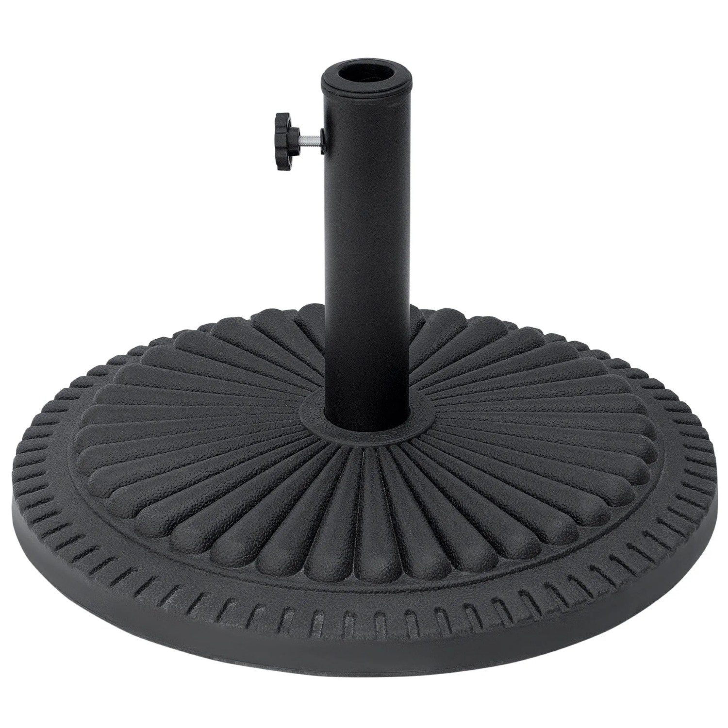 Furnicato Sonnenschirmständer 14 Kg Schirmständer Rund Schirmhalter Ständer Schirmgewicht Für Sonnenschirm 35-48mm Rohrdurchmesser Für Balkon