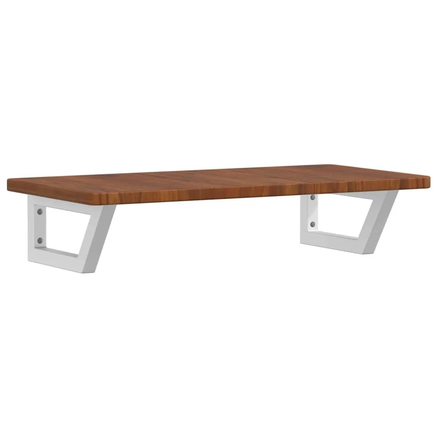 vidaXL Waschtischplatte mit Halterung Stahl und Massivholz Eiche 3302346 günstig online kaufen