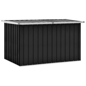 VidaXL Gartenbox, anthrazitfarbene Universalbox aus Stahl, 149x99x93 cm.