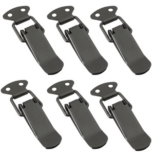 SOTECH 6 Stück Spannverschluss LATCH Edelstahloptik Kniehebelspanner