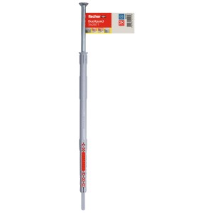 Fischer Langschaftdübel DuoXpand 10x200 mm mit Senkkopfschraube, geeignet für Beton und Mauerwerk.