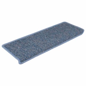 vidaXL Stufenmatten Selbstklebend Sisal-Optik 30Stk 65x21x4cm Blau 3365886