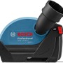 Bosch Professional GDE125EA-T Absaughaube für Winkelschleifer, blau/schwarz.