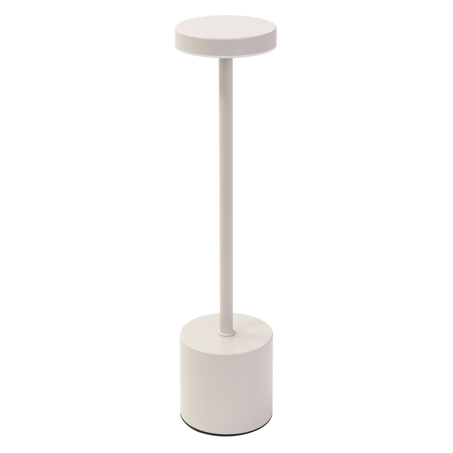 ML-Design LED Tischlampe Kabellos Touch Creme Ø8x34,5 cm Dimmbar günstig online kaufen