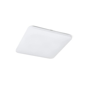 Rendl LED Deckenleuchte Sempre Sq 53, quadratisch, weißes Acryl, mit Bewegungssensor.