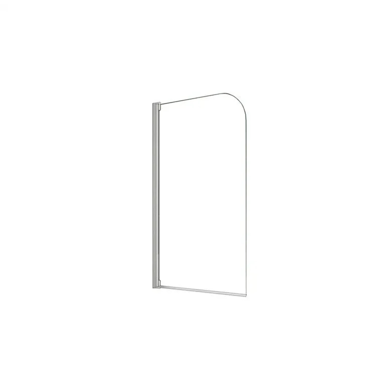 Duschparadies 75x140cm Badewannenaufsatz 4mm ESG Drehbares Glas Duschabtren günstig online kaufen