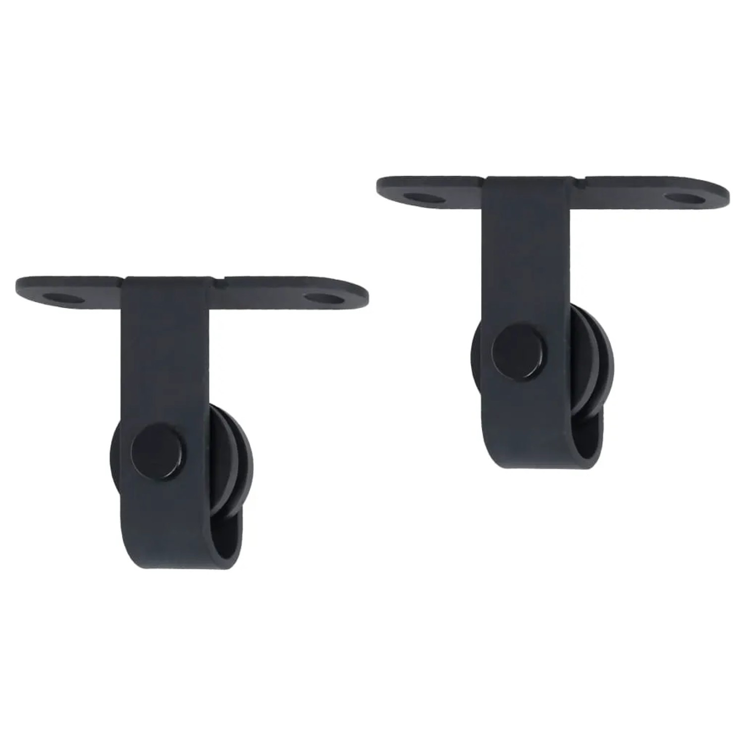 vidaXL Mini Schiebetürbeschlag Set, Carbonstahl, 152 cm, für Schranktüren.