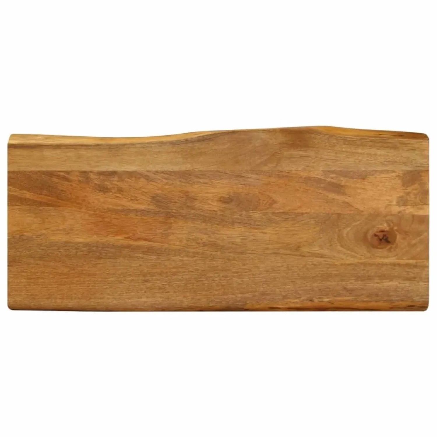 vidaXL Tischplatte mit Baumkante 80x40x3,8 cm Massivholz Mango 370778