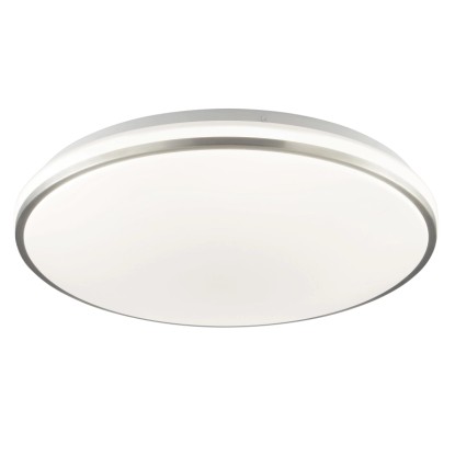 Brilliant LED Deckenleuchte Avalis Weiß/Gebürstetes Aluminium Ø 38 cm