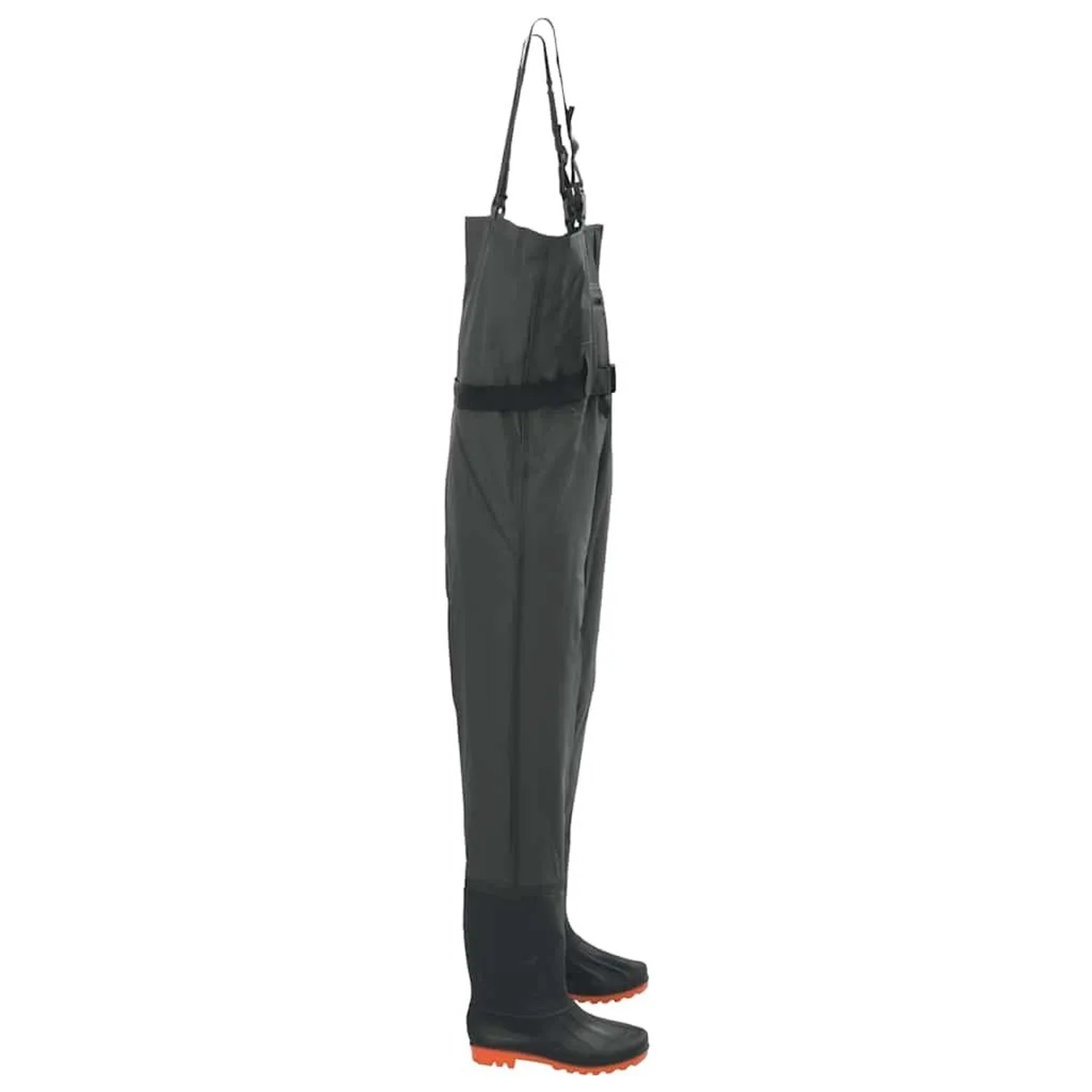 vidaXL Wathose mit Stiefeln und Gürtel Dunkelgrün Größe 38 4016990_3