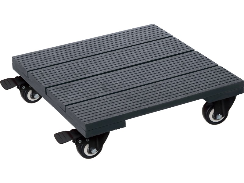Pflanzenroller WPC Anthrazit · eckig – Produktbild 1 von 3