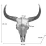 MCW Deko Schädel 45cm T454 Stier Naturfarben_7