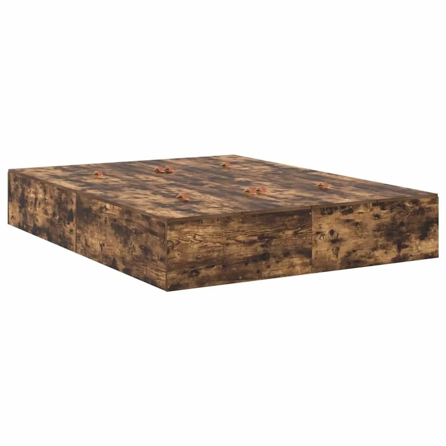 vidaXL Stauraumbett Räuchereiche 150 x 200 cm 3335385 günstig online kaufen