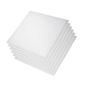 6er Pack LUXULA LED Panel Rasterleuchten, 36W, kaltweiß, für Deckenmontage.