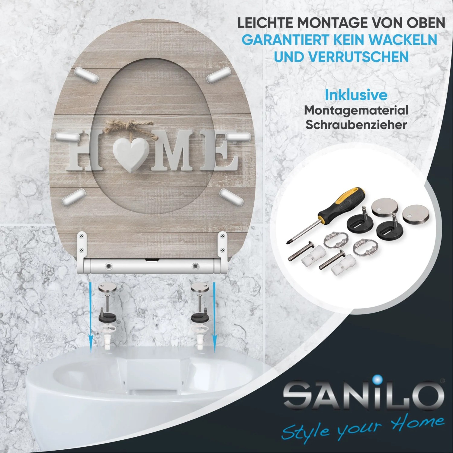 SANILO WC Sitz mit Absenkautomatik Top Fix Home_5