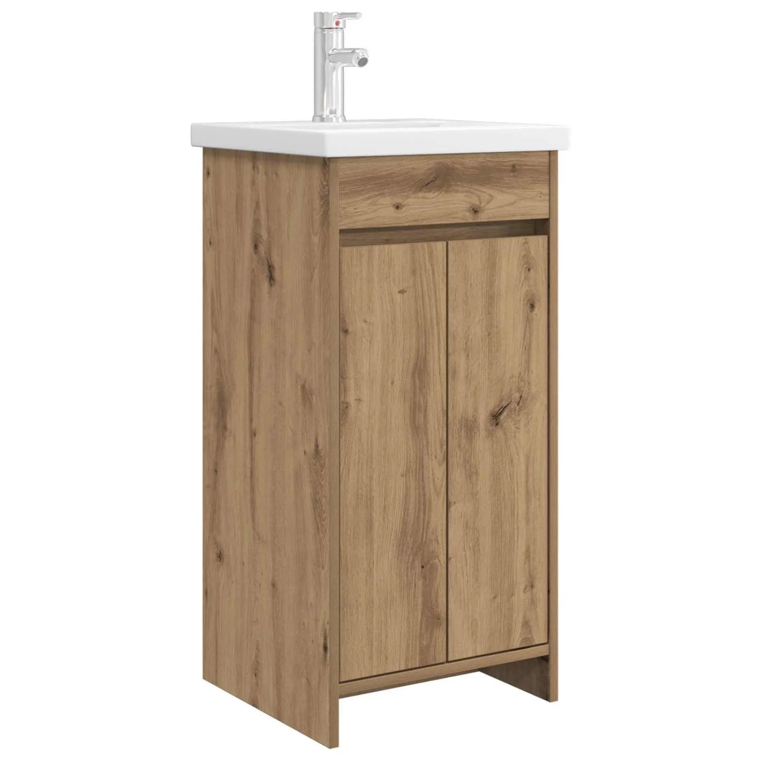 vidaXL Badezimmerschrank mit Waschbecken Artisan-Eiche 890775