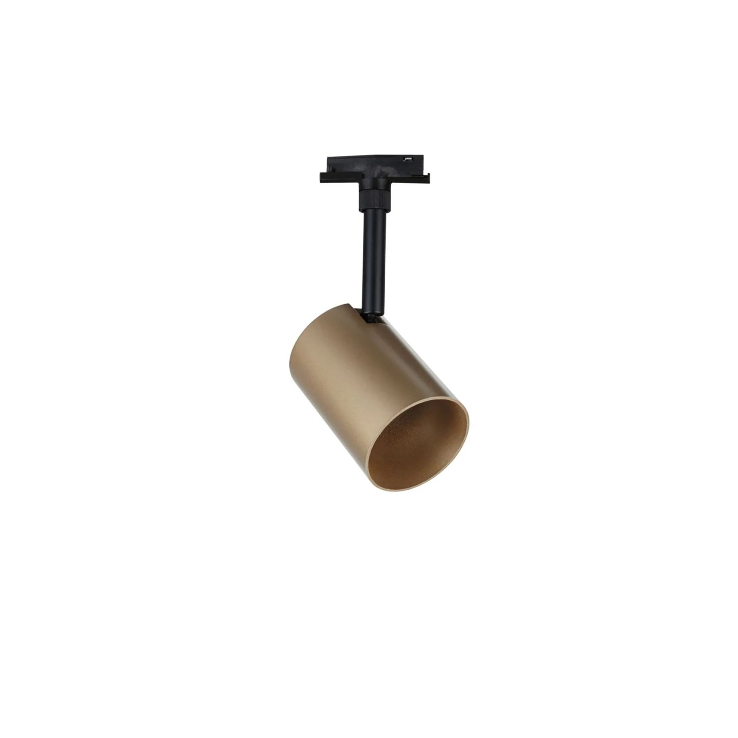Paulmann URail Schienenspot Luxe, zylindrisch, gold matt und schwarz. Moderner LED-Spot für Schienensysteme.