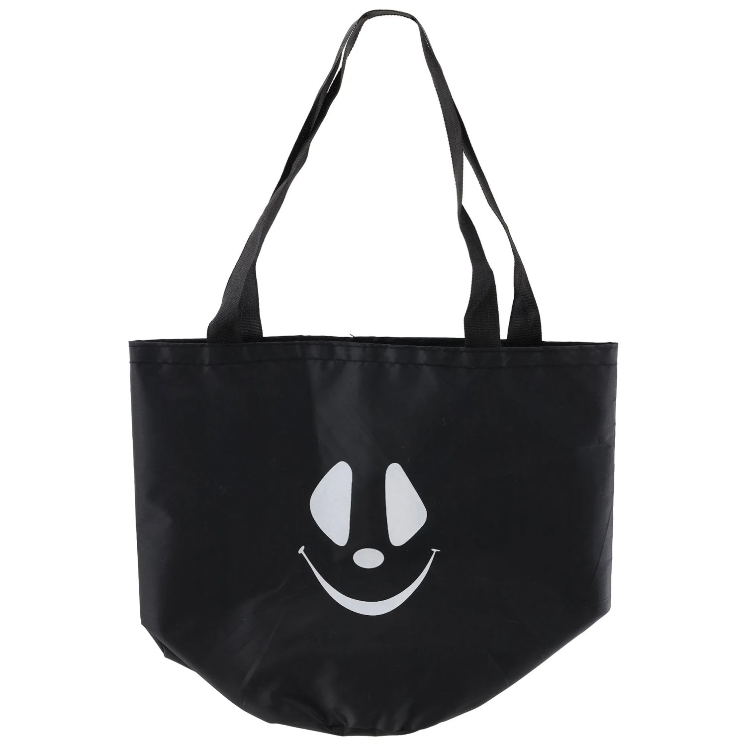 Halloweentasche aus Kunststoff 27 cm Schwarz