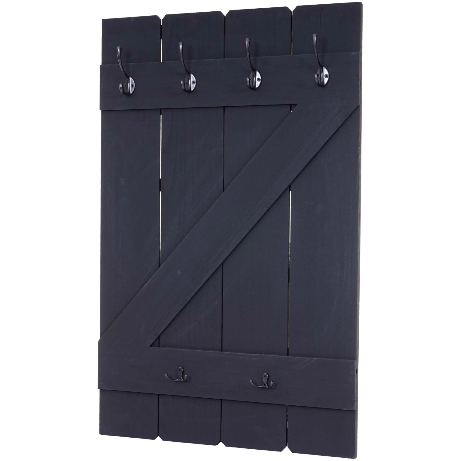 MCW Wandgarderobe D13 Dunkelgrau Shabby