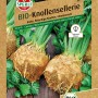 Sperli Bio Knollensellerie Samenpackung mit Sellerieknollen und grünen Blättern.